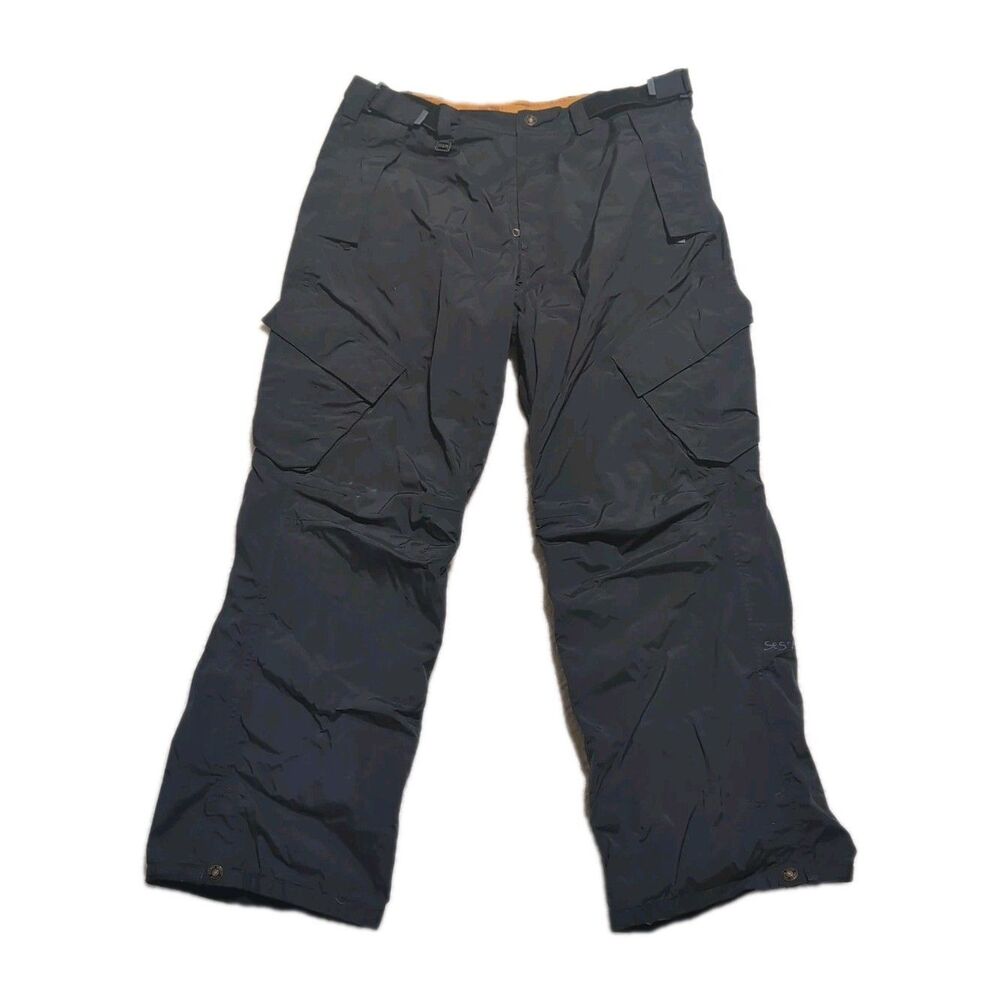 Sessions Ridge Series Adult XL Solid Black Snowboard Ski Vented Winter Pants